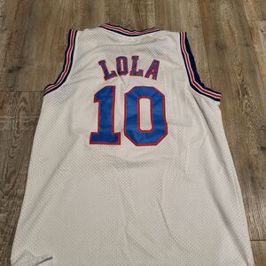 Space Jam Tune Squad Lola Bunny #10 Home Jersey Men's Size Small